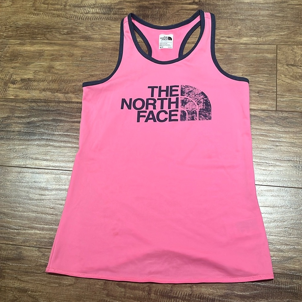 The North Face Neon pink racerback tank top